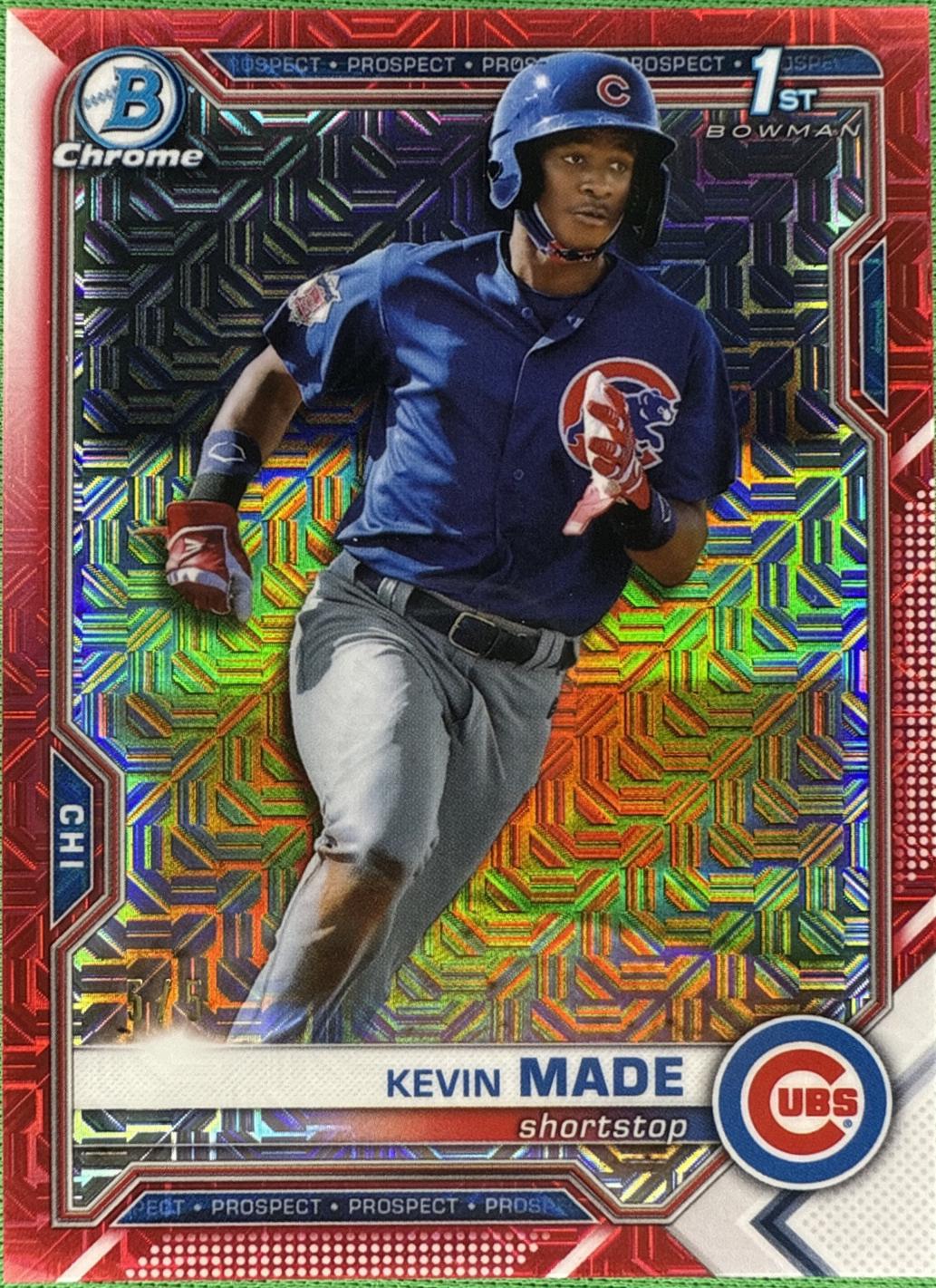 Kevin Made [Red Refractor Mega Box Mojo] #BCP-153