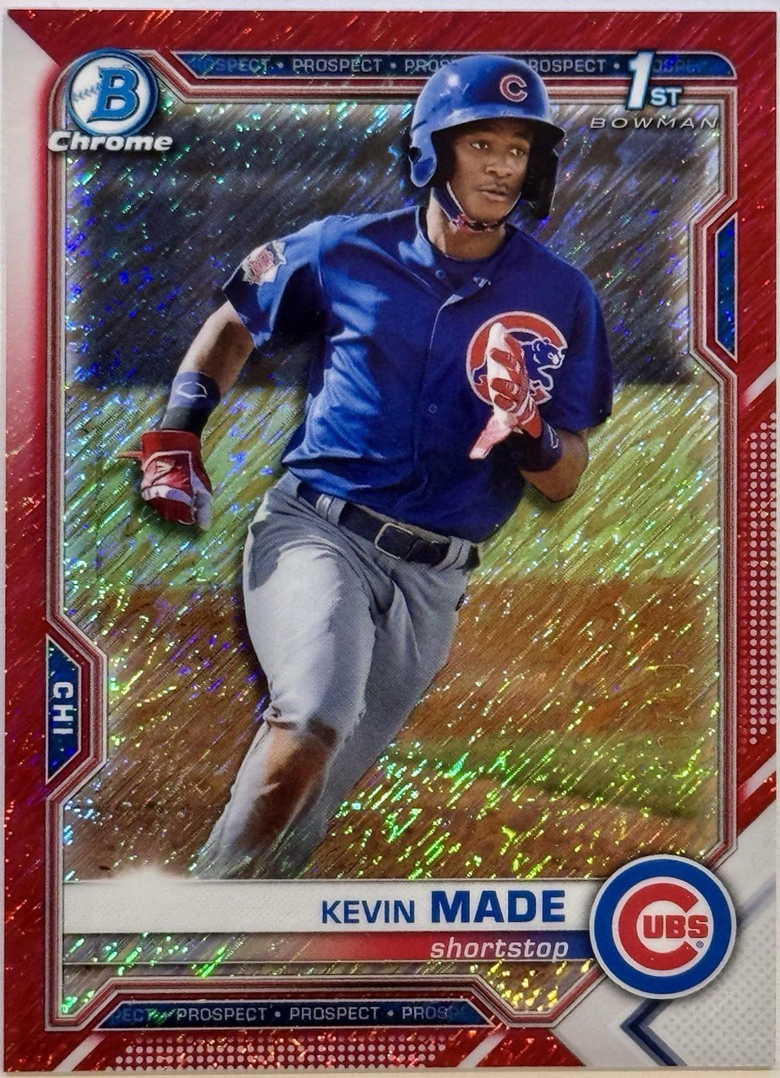Kevin Made [Red Shimmer Refractor] #BCP-153