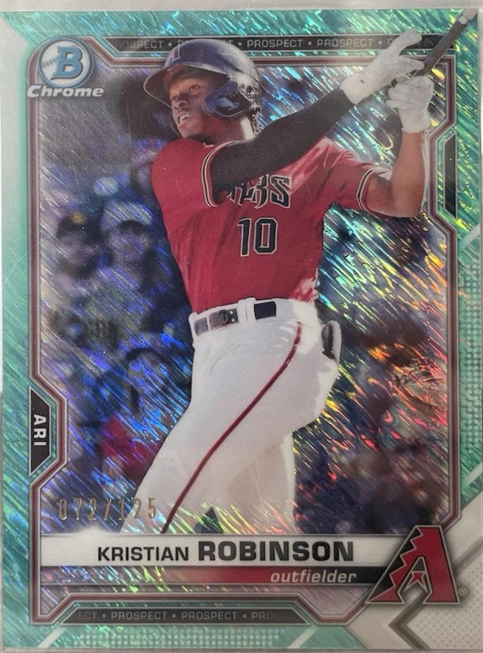 Kristian Robinson [Aqua Shimmer Refractor] #BCP-136