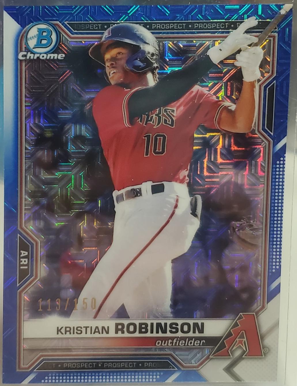 Kristian Robinson [Blue Refractor Mega Box Mojo] #BCP-136