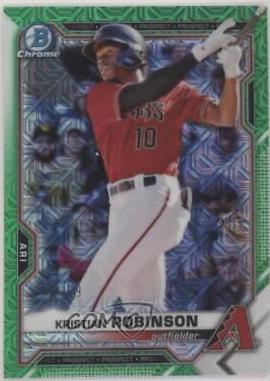 Kristian Robinson [Green Refractor Mega Box Mojo] #BCP-136