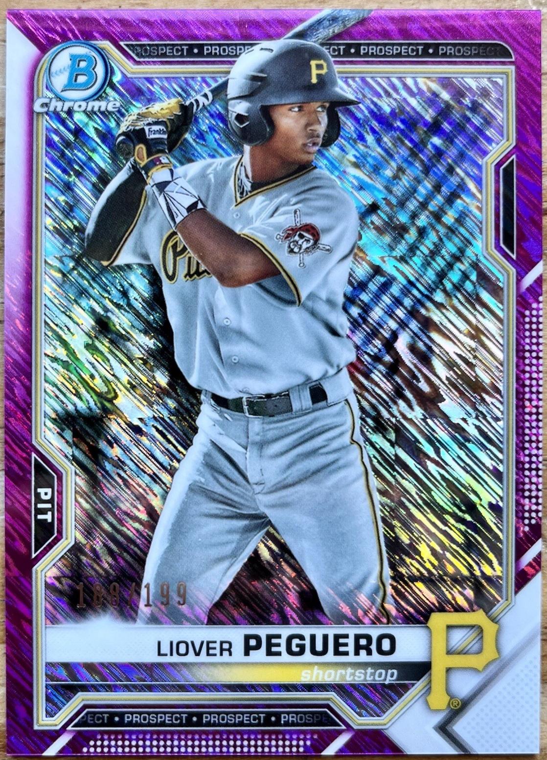 Liover Peguero [Fuchsia Shimmer Refractor] #BCP-52