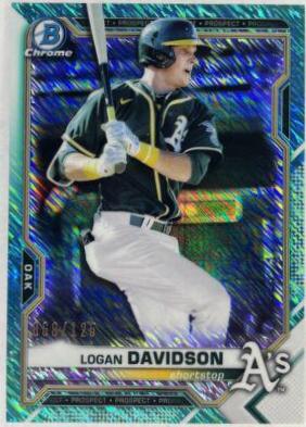Logan Davidson [Aqua Shimmer Refractor] #BCP-115