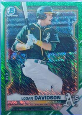 Logan Davidson [Green Refractor] #BCP-115