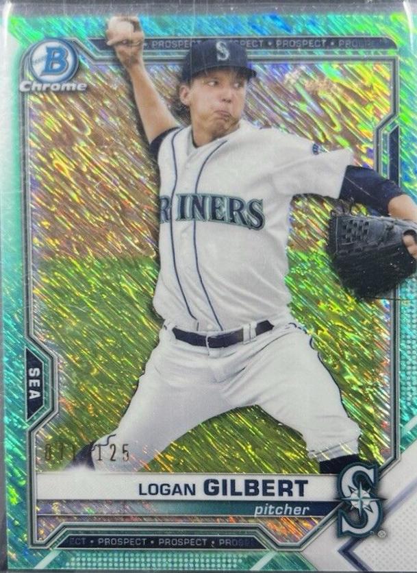 Logan Gilbert [Aqua Shimmer Refractor] #BCP-58