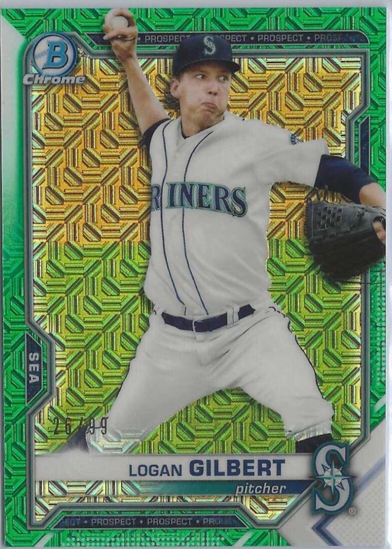 Logan Gilbert [Green Refractor Mega Box Mojo] #BCP-58