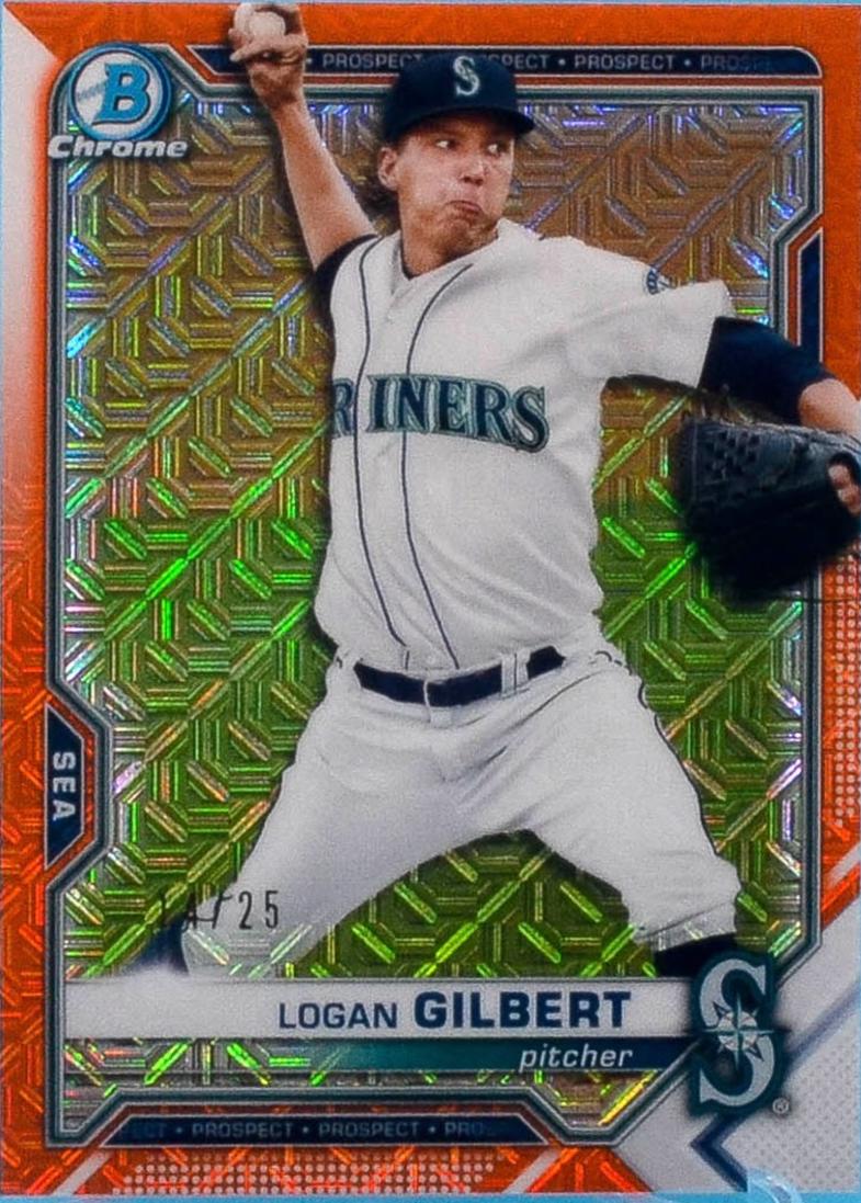 Logan Gilbert [Orange Refractor Mega Box Mojo] #BCP-58