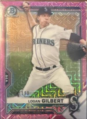 Logan Gilbert [Pink Refractor Mega Box Mojo] #BCP-58