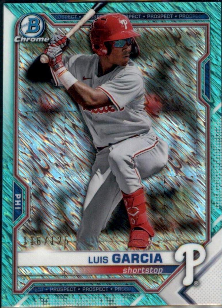 Luis Garcia [Aqua Shimmer Refractor] #BCP-79