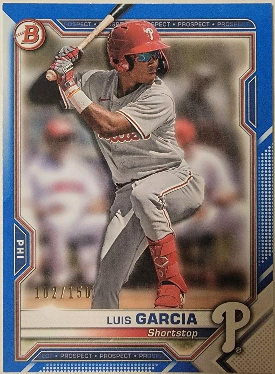 Luis Garcia [Blue Refractor] #BCP-79