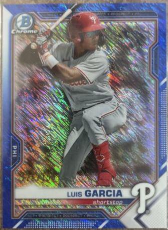 Luis Garcia [Blue Shimmer Refractor] #BCP-79