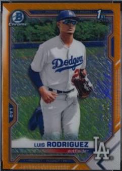 Luis Rodriguez [Orange Shimmer Refractor] #BCP-196