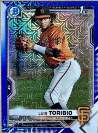 Luis Toribio [Blue Refractor Mega Box Mojo] #BCP-228