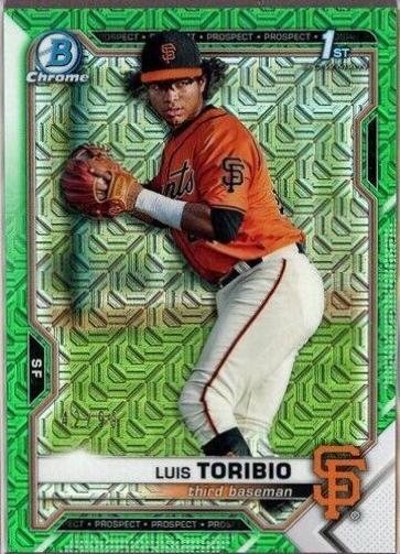 Luis Toribio [Green Refractor Mega Box Mojo] #BCP-228