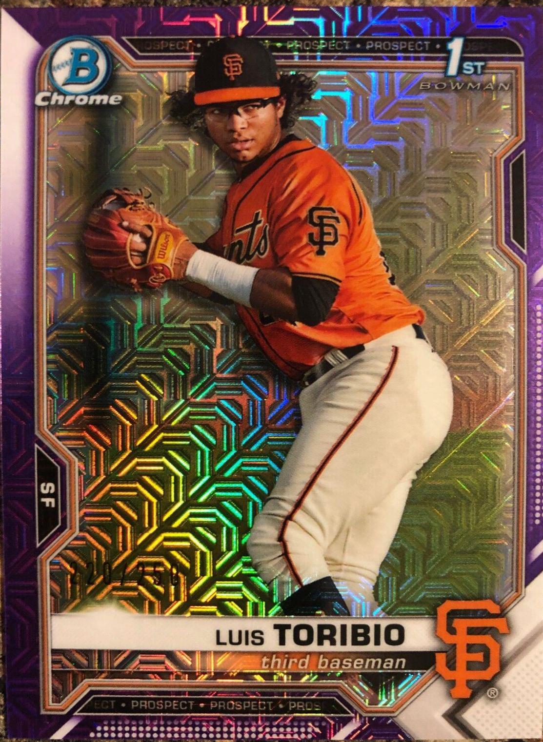 Luis Toribio [Purple Refractor Mega Box Mojo] #BCP-228