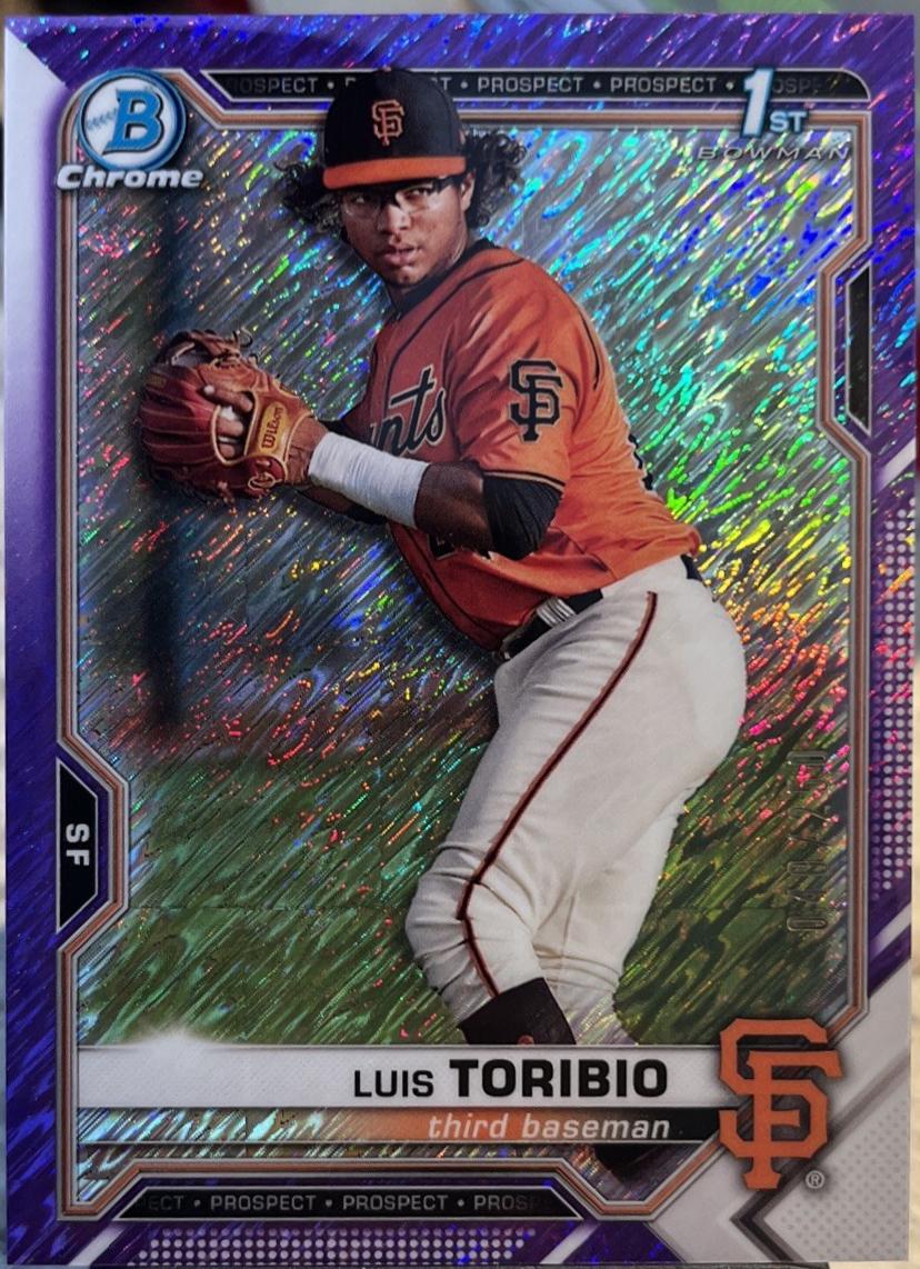 Luis Toribio [Purple Shimmer Refractor] #BCP-228