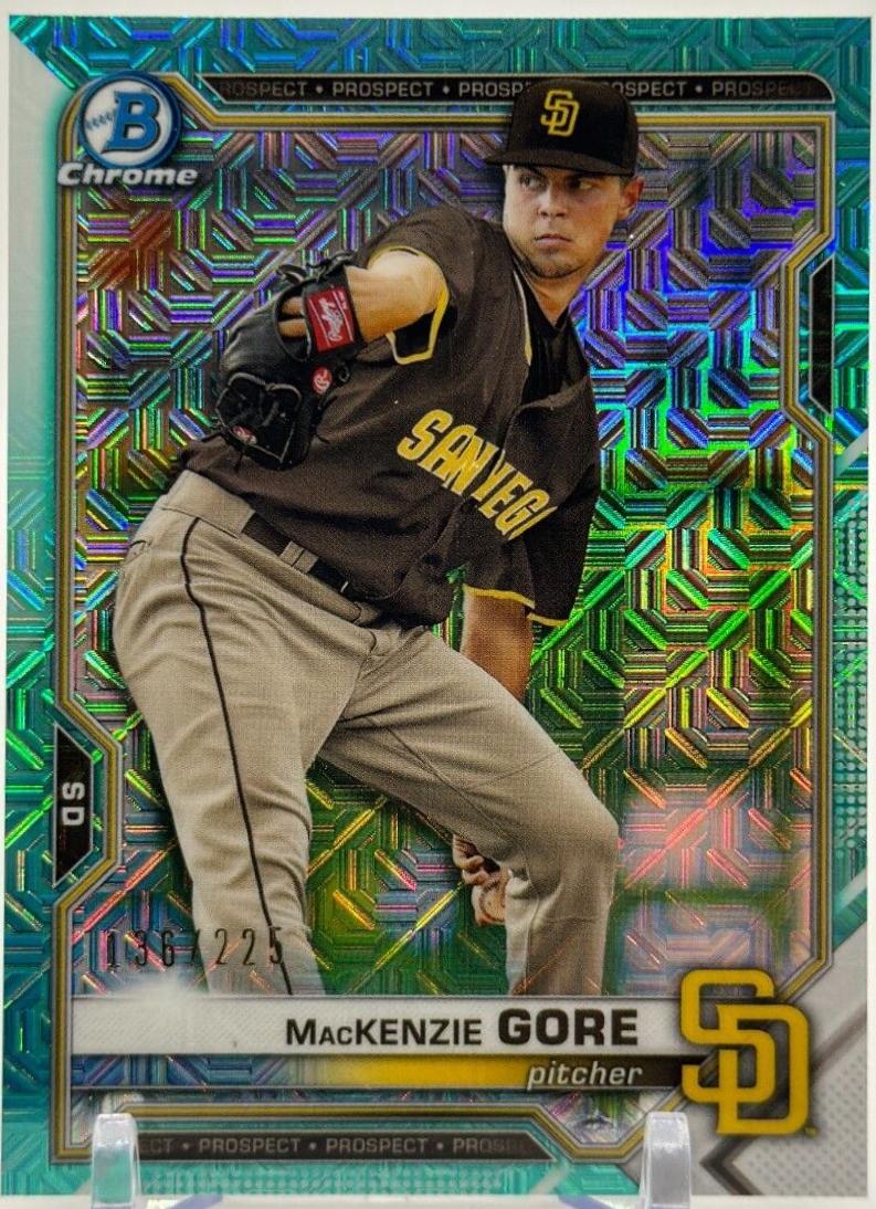 MacKenzie Gore [Aqua Refractor Mega Box Mojo] #BCP-105