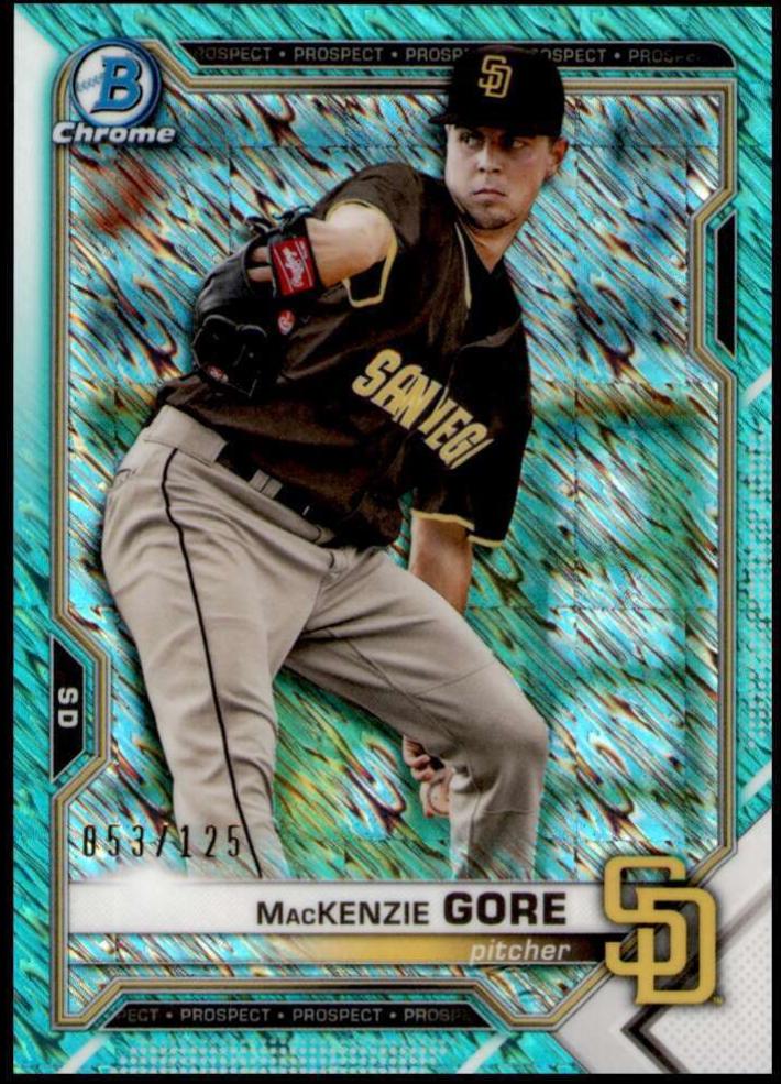 MacKenzie Gore [Aqua Shimmer Refractor] #BCP-105