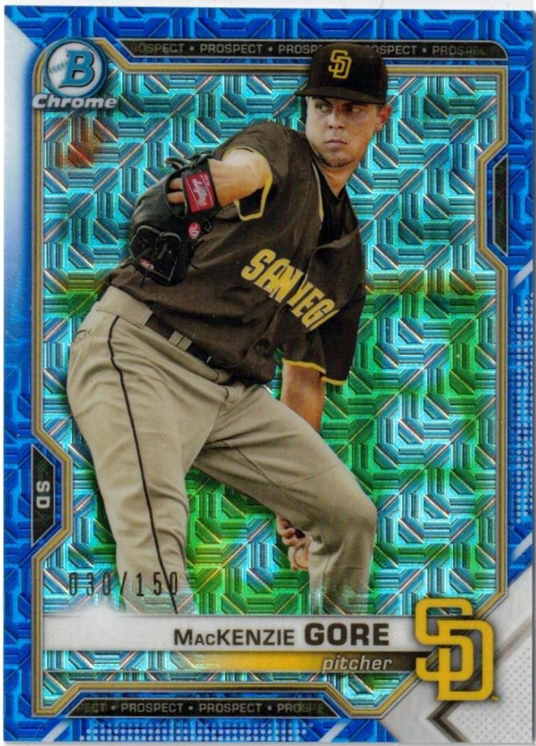 MacKenzie Gore [Blue Refractor Mega Box Mojo] #BCP-105