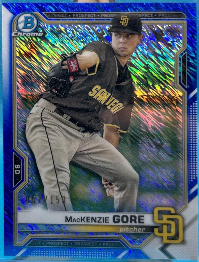MacKenzie Gore [Blue Shimmer Refractor] #BCP-105