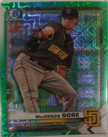MacKenzie Gore [Green Refractor Mega Box Mojo] #BCP-105