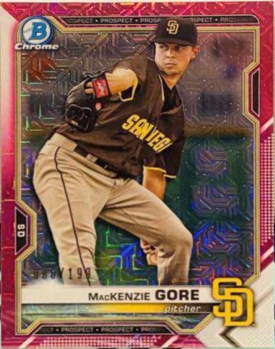 MacKenzie Gore [Pink Refractor Mega Box Mojo] #BCP-105