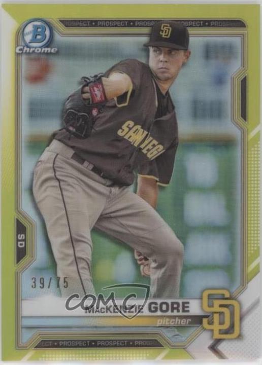MacKenzie Gore [Yellow Refractor] #BCP-105
