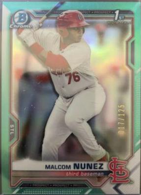 Malcom Nunez [Aqua Refractor] #BCP-226