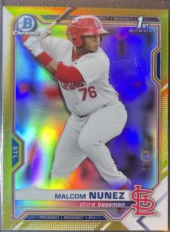 Malcom Nunez [Gold Refractor] #BCP-226