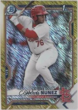 Malcom Nunez [Gold Shimmer Refractor] #BCP-226