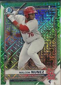 Malcom Nunez [Green Refractor Mega Box Mojo] #BCP-226