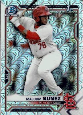 Malcom Nunez [Purple Refractor Mega Box Mojo] #BCP-226