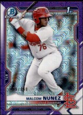 Malcom Nunez [Purple Refractor] #BCP-226