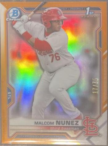 Malcom Nunez [Yellow Refractor] #BCP-226