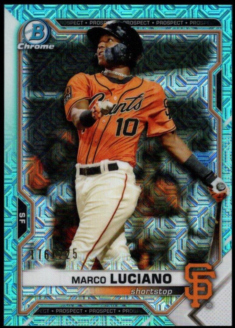 Marco Luciano [Aqua Refractor Mega Box Mojo] #BCP-8
