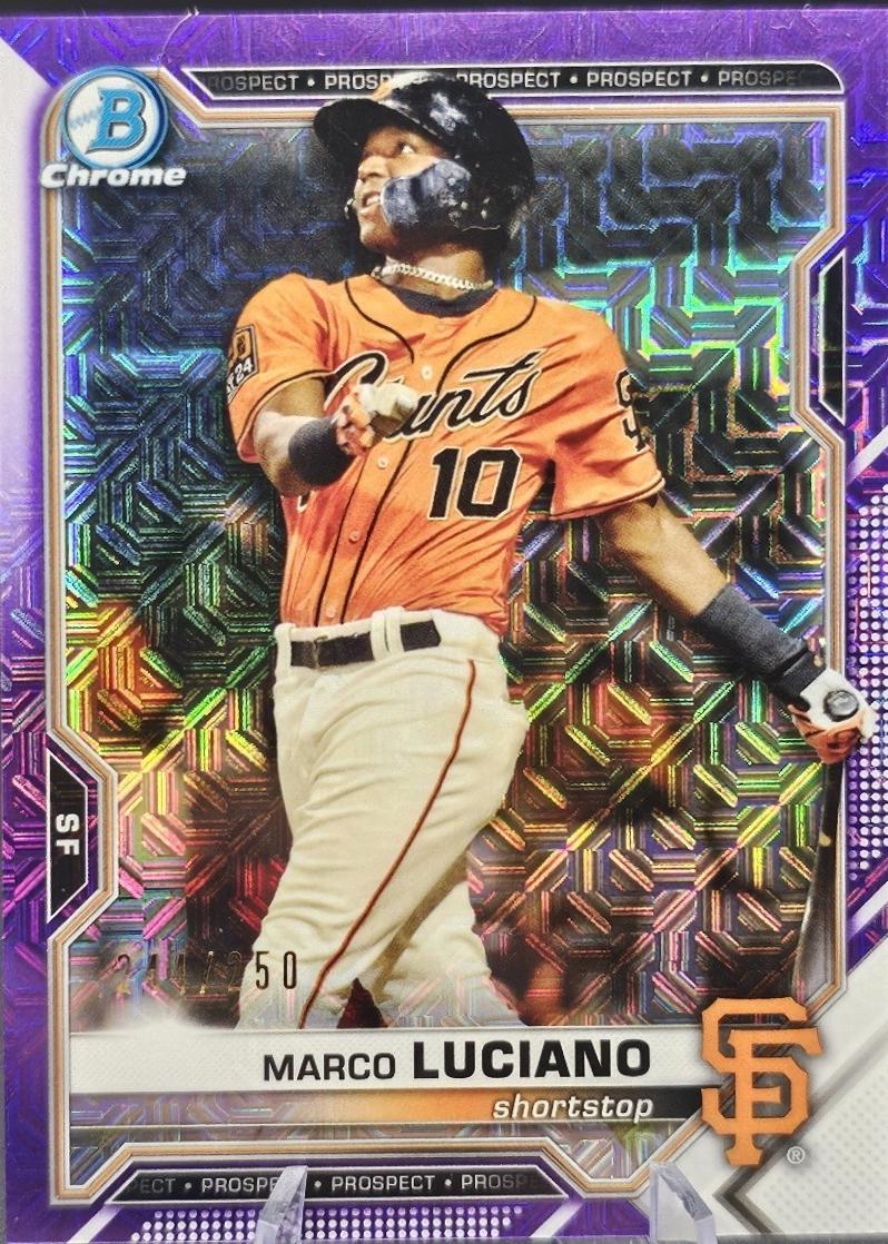 Marco Luciano [Purple Refractor Mega Box Mojo] #BCP-8