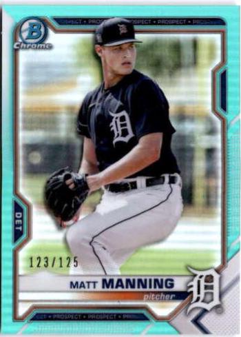 Matt Manning [Aqua Refractor] #BCP-111