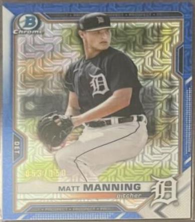 Matt Manning [Blue Refractor Mega Box Mojo] #BCP-111