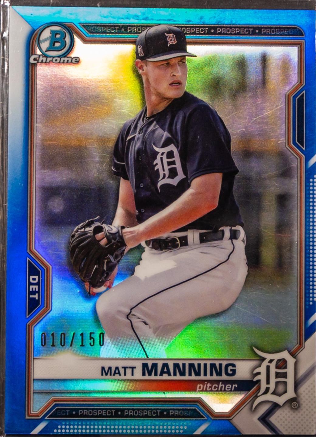 Matt Manning [Blue Refractor] #BCP-111