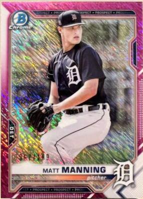 Matt Manning [Fuchsia Shimmer Refractor] #BCP-111