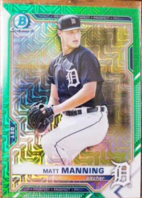 Matt Manning [Green Refractor Mega Box Mojo] #BCP-111