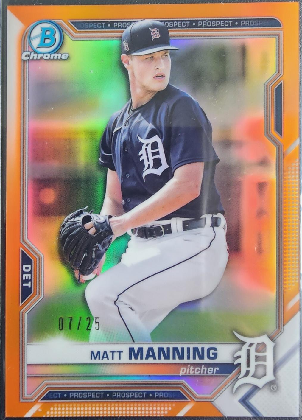 Matt Manning [Orange Refractor] #BCP-111