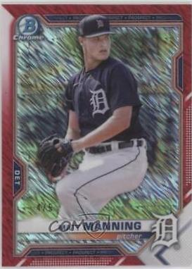 Matt Manning [Red Shimmer Refractor] #BCP-111