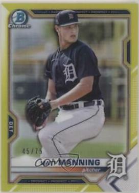Matt Manning [Yellow Refractor] #BCP-111