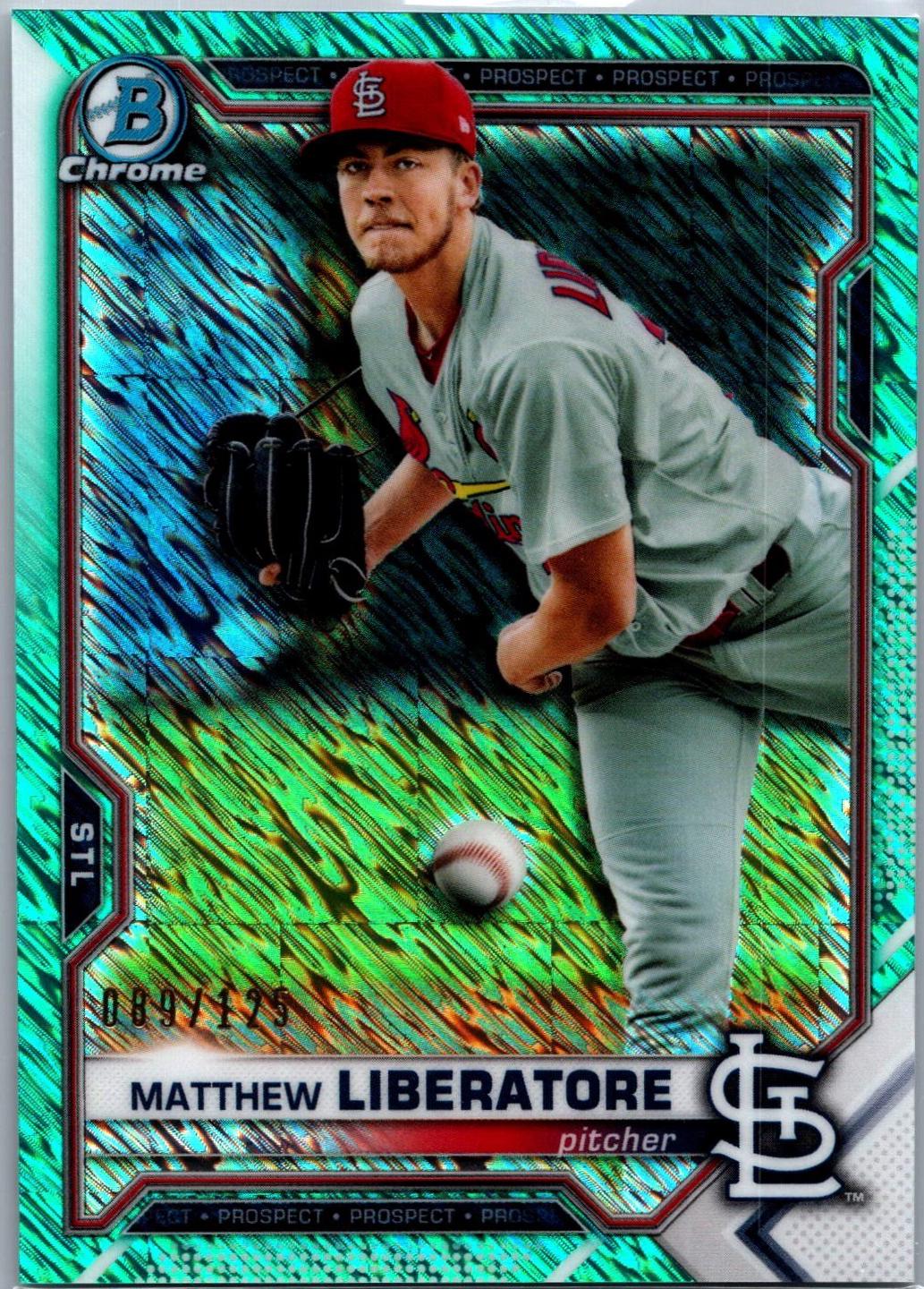 Matthew Liberatore [Aqua Shimmer Refractor] #BCP-29