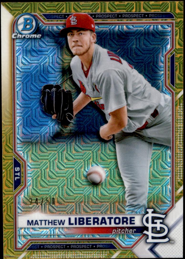 Matthew Liberatore [Gold Refractor Mega Box Mojo] #BCP-29