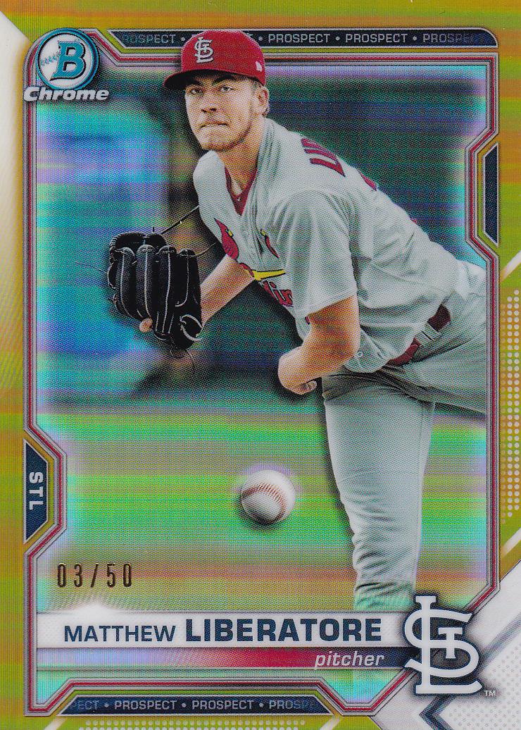 Matthew Liberatore [Gold Refractor] #BCP-29