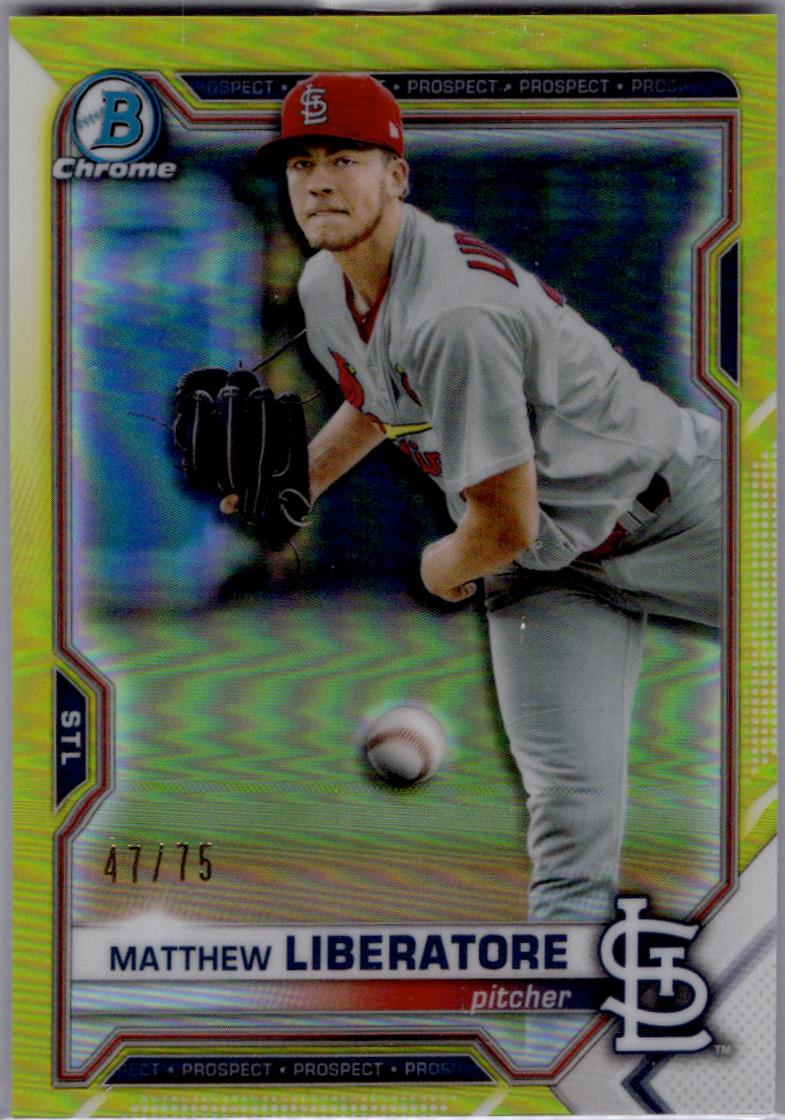 Matthew Liberatore [Gold Shimmer Refractor] #BCP-29