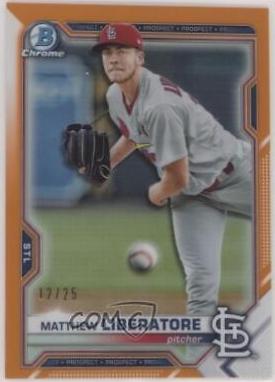 Matthew Liberatore [Orange Refractor] #BCP-29