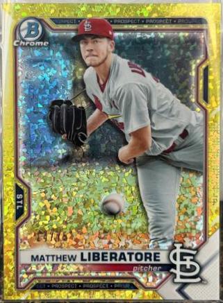 Matthew Liberatore [Yellow Refractor] #BCP-29